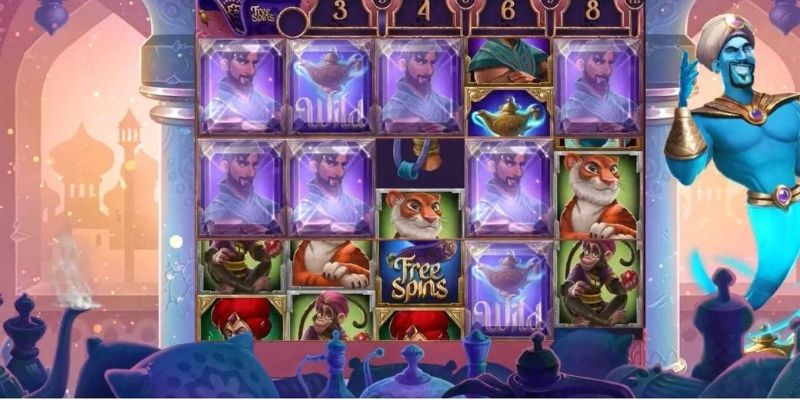 Tổng quan thông tin cơ bản về tựa game Lamp of Aladdin tại V8 Slot