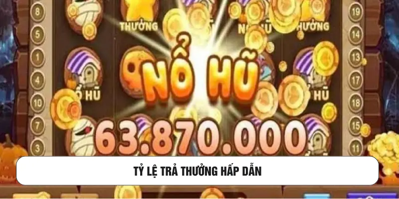 Tỷ lệ trả thưởng hấp dẫn 